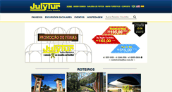 Desktop Screenshot of julytur.com.br